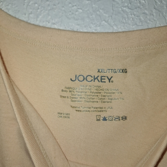 NWT Jockey Shapewear Tank Womens Peach Rachel Zoe Tummy Control Size XXL - Picture 5 of 10